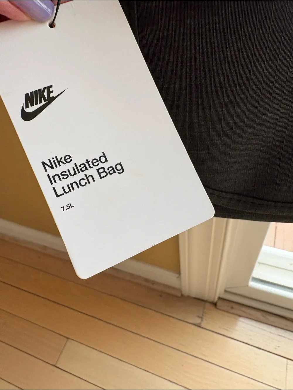 NWT Nike Black Insulated Lunch Bag